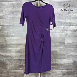 JH Short Sleeve Fit and Flare Dress Size 6